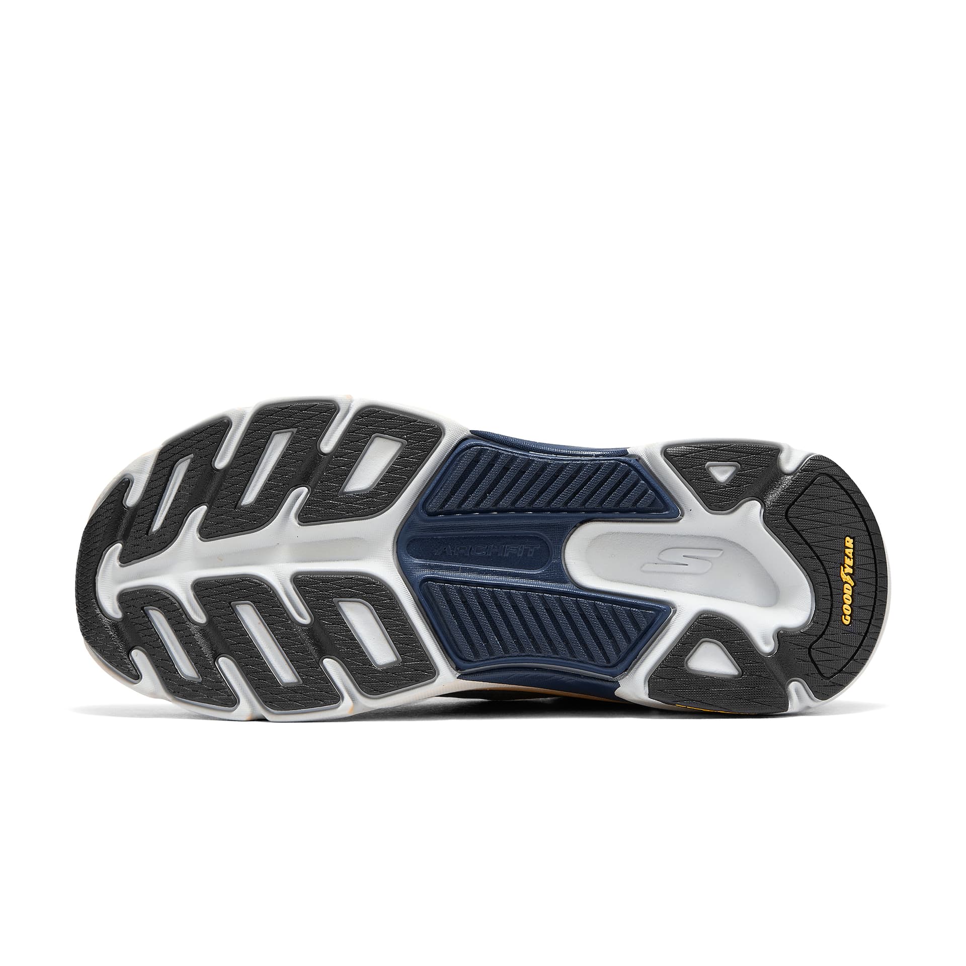 Кроссовки для бега Skechers MAX CUSHIONINGARCHFIT 2,0 Сетчатая ткань Низкие кроссовки для бега Мужские Синие - изображение 7