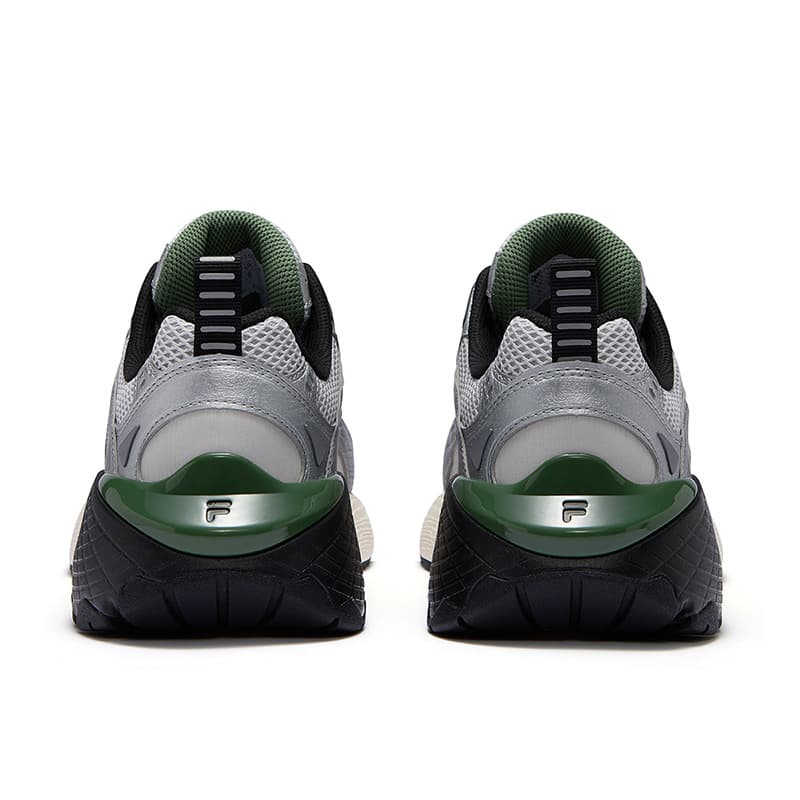 Кроссовки для бега FILA FUSION Ring Low Top Повседневные Беговые Кроссовки Мужские Серый Серебряный - изображение 3