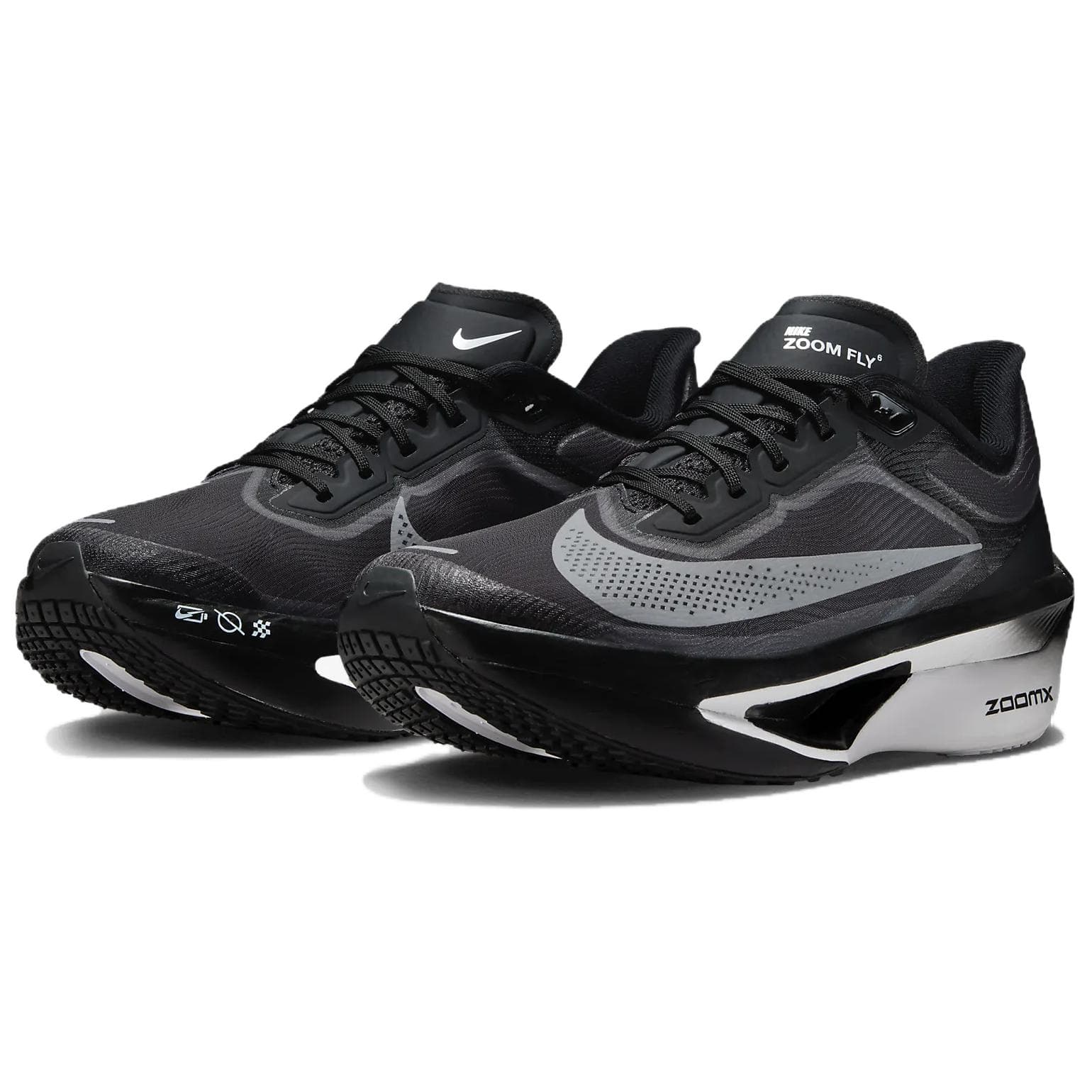 Кроссовки для бега NIKE Zoom Fly 6 Удобный противоскользящий низкий топ с углеродной вставкой - изображение 3