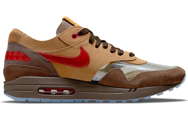 Кроссовки для бега CLOT x Nike Air Max 1 "Tea Leaf Brown" - изображение 2