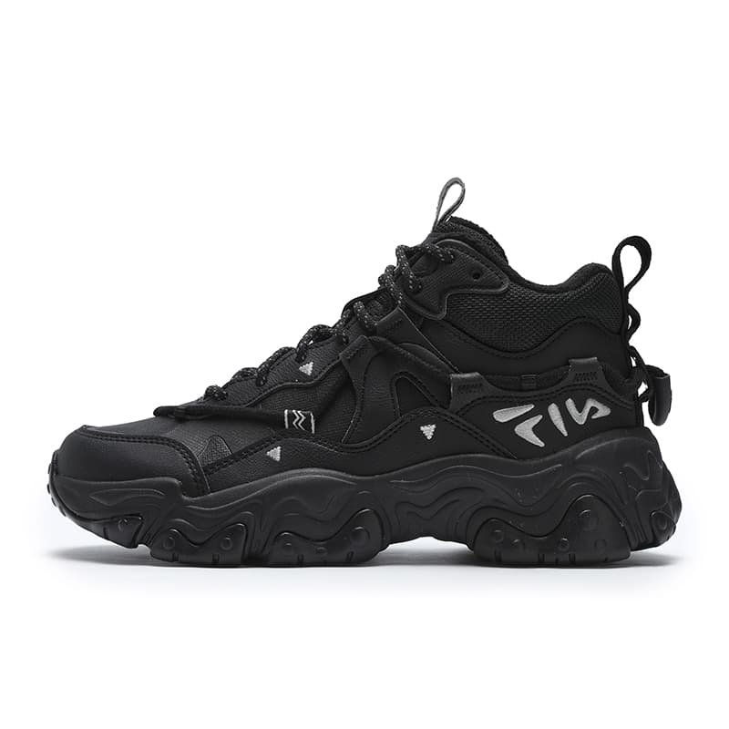 Кроссовки для бега FILA ORIGINALE Износостойкие MID Беговые кроссовки Женские Черные - изображение 1