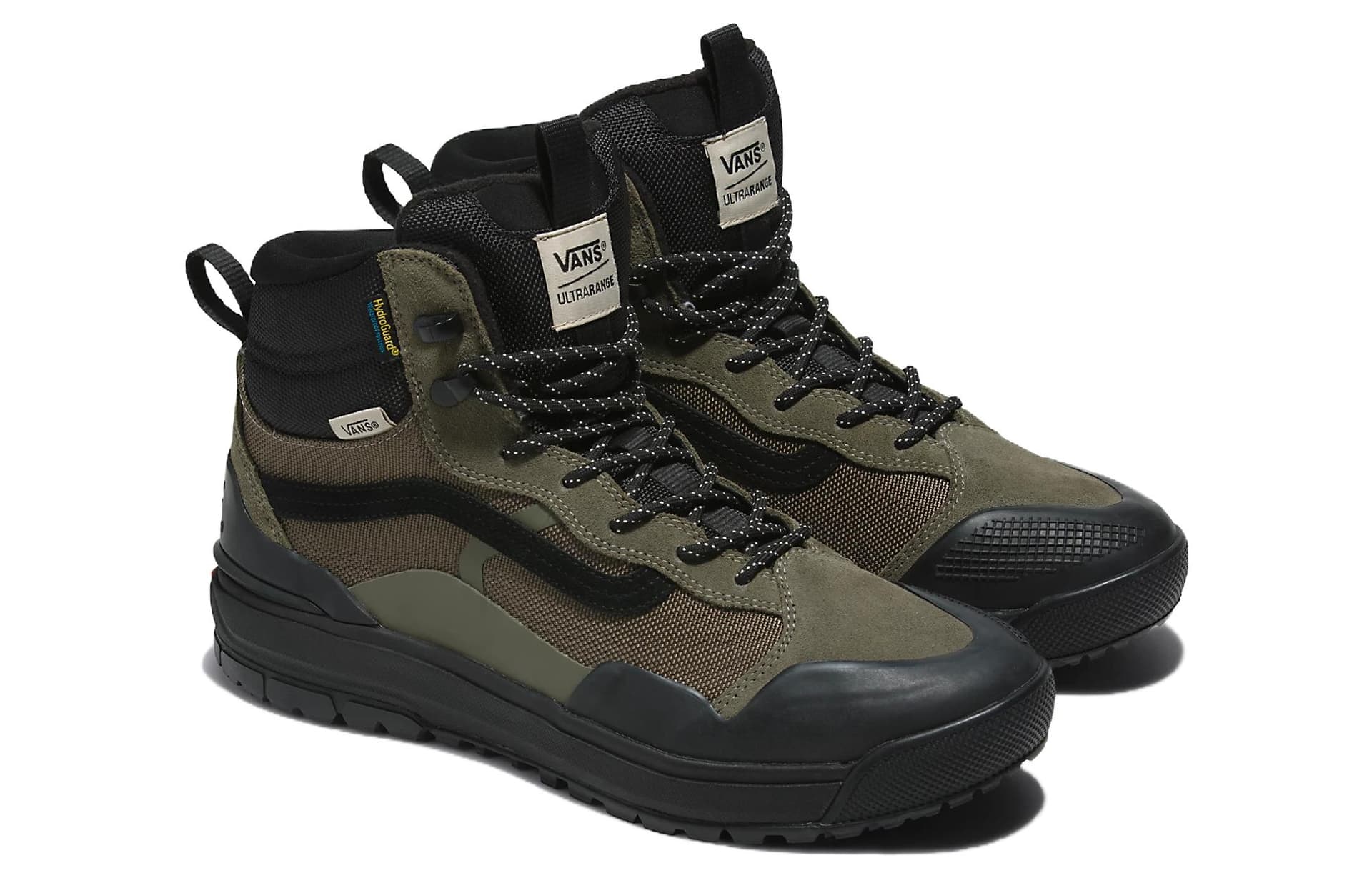 Кроссовки Vans UltraRange Exo Hi Mte 2 Износостойкая и Водонепроницаемая Высокая Уличная Обувь Унисекс Зеленый Черный - изображение 2