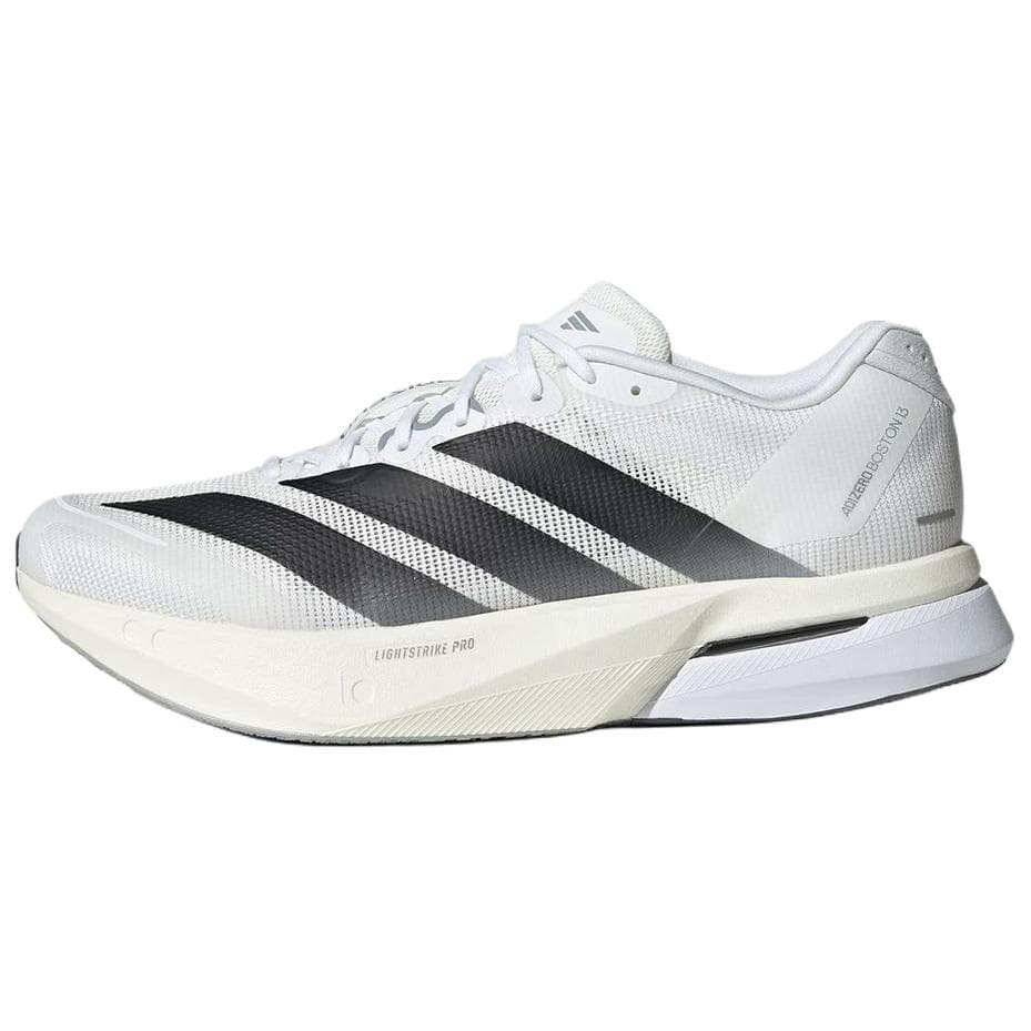 Кроссовки для бега Adidas Adizero Boston 13 PU (полиуретан) ткань низкий верх обувь для марафона и тренировок бег мужская белый черный - изображение 1