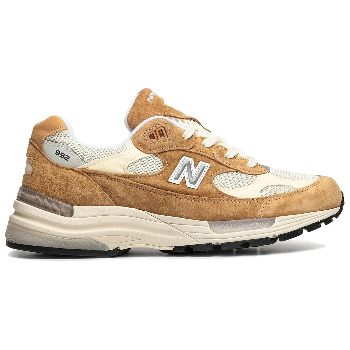 Кроссовки для бега New Balance NB 992 Low Top Повседневные беговые кроссовки Унисекс Коричневый Бежевый - изображение 2