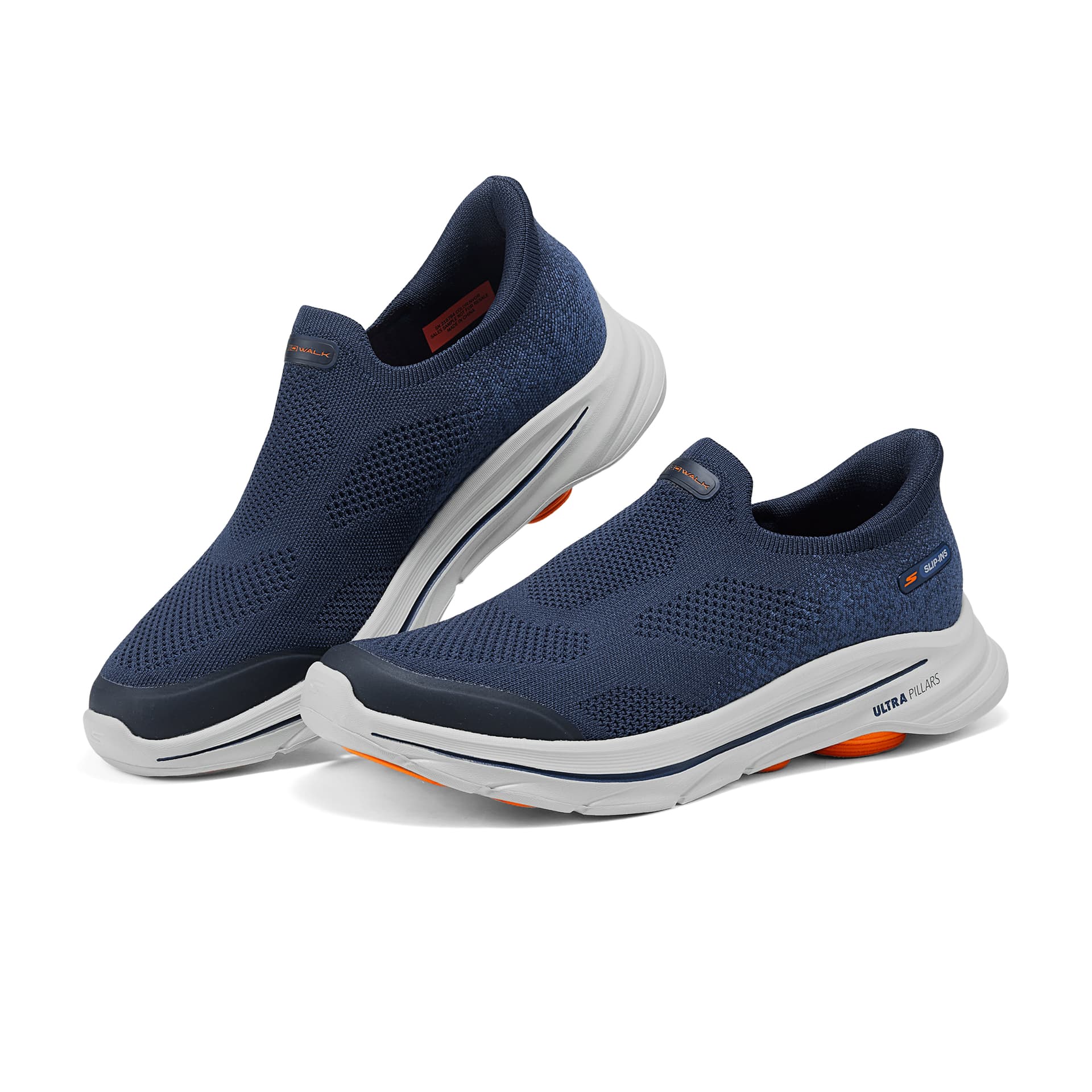 Кроссовки Skechers Go Walk 8 Дышащая Повседневная Обувь Мужская Синяя - изображение 4