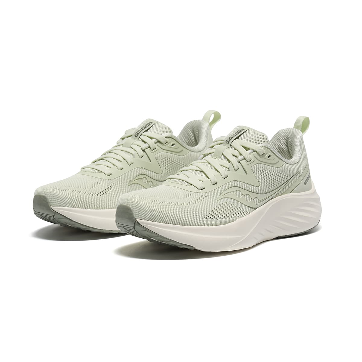 Кроссовки для бега Saucony LANCER 3 Противоскользящие Устойчивые к истиранию Низкие Повседневные Беговые Кроссовки Унисекс Зеленые - изображение 3