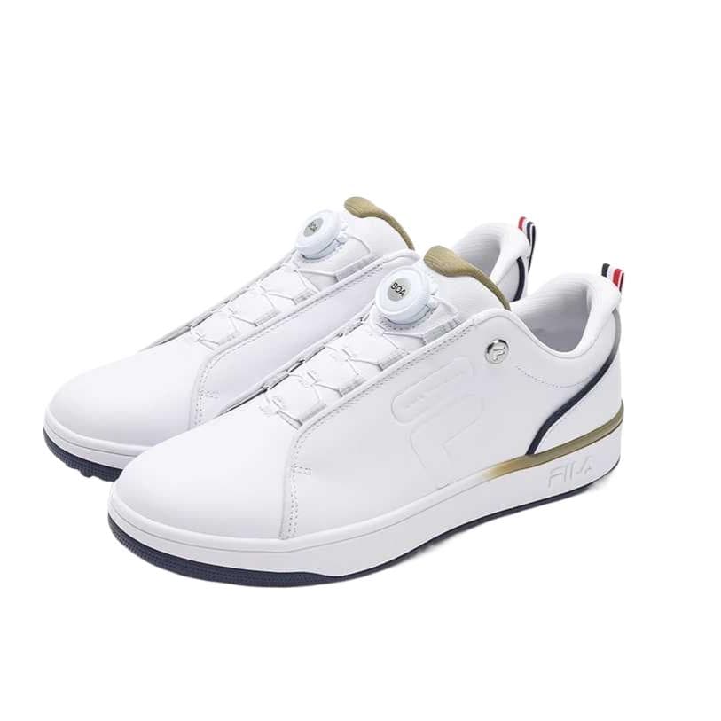 Кроссовки для гольфа FILA GF 1911 Trainer Low Топ Обувь для гольфа Мужская Белая - изображение 2
