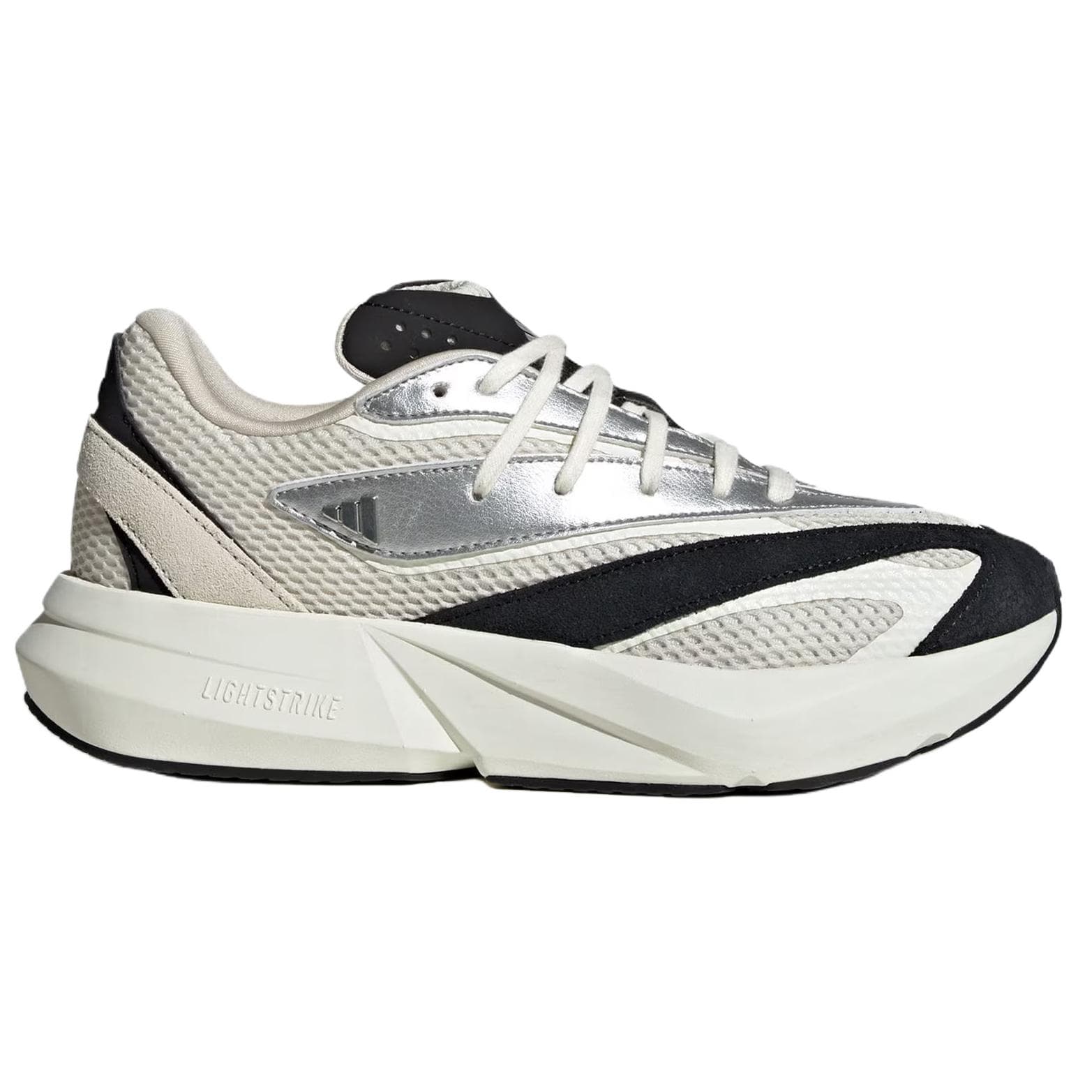 Кроссовки для бега Adidas LIGHTBLAZE Текстиль Кожа LightStrike Повседневные беговые кроссовки Женские Бежевый Серебряный - изображение 2