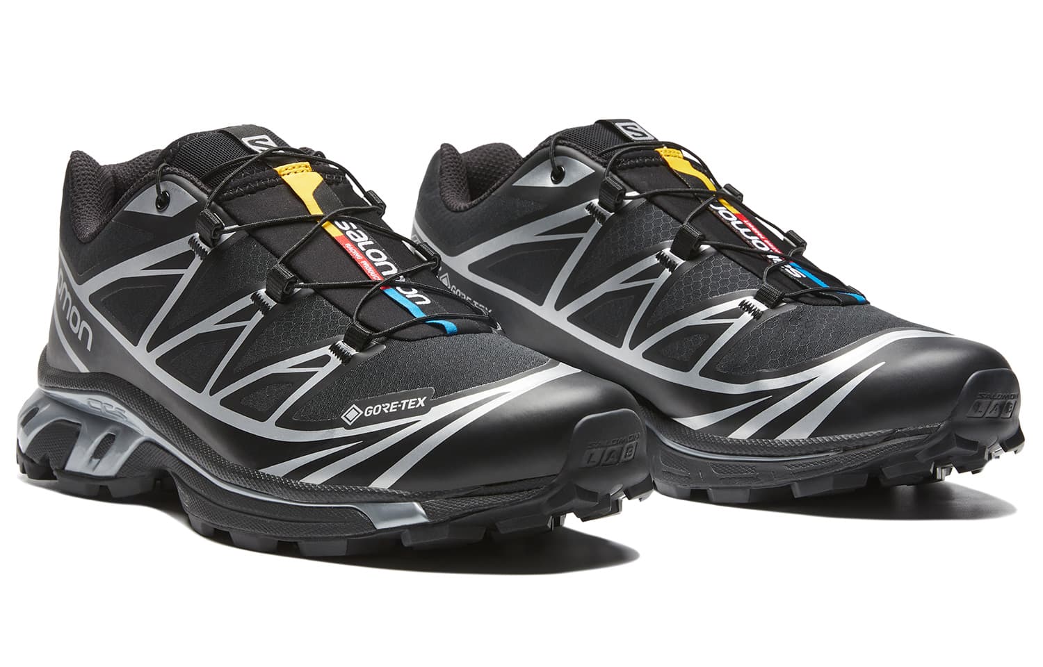 Кроссовки Salomon XT-6 GTX Black White - изображение 3