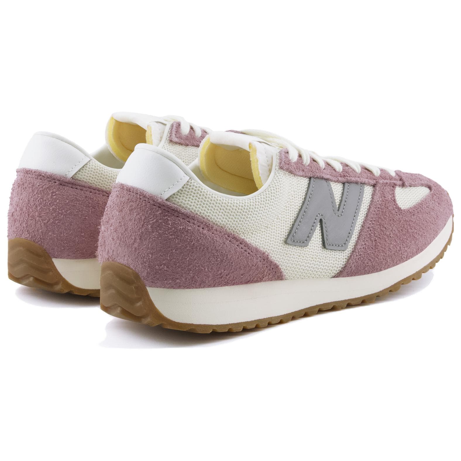 Кроссовки New Balance NB 471 Дышащий Low Топ Повседневная обувь Унисекс Бежево-фиолетовый - изображение 4