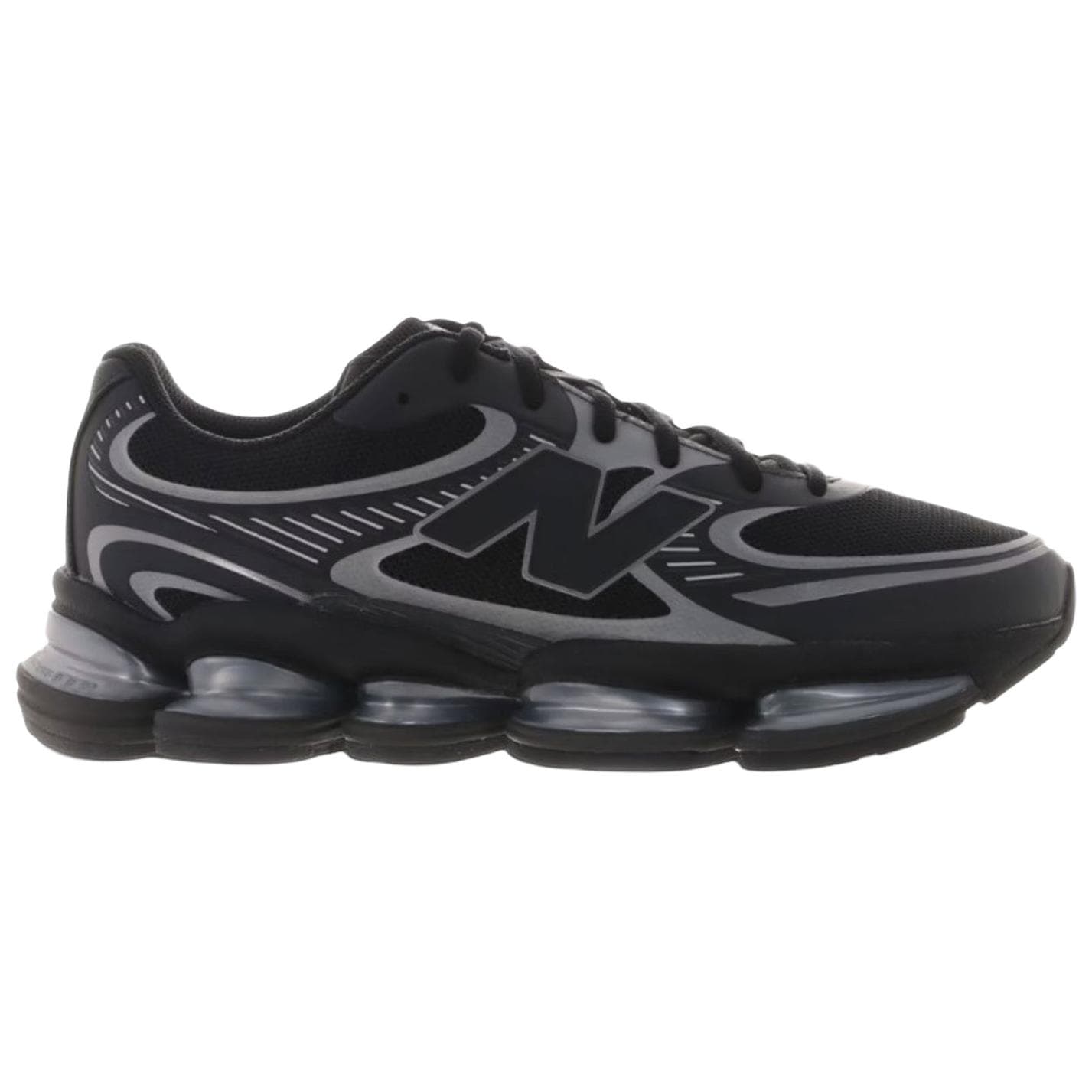 Кроссовки для бега New Balance ABZORB 2000 Low Топ Повседневные кроссовки для бега Унисекс Черно-серый - изображение 2