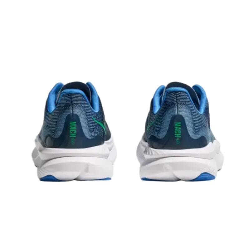 Кроссовки для бега HOKA ONE ONE Mach 6 Износостойкие Низкие Беговые кроссовки Мужские Синие - изображение 5