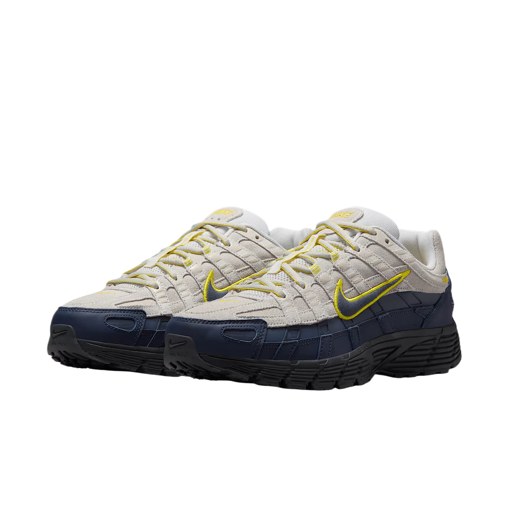 Кроссовки для бега Nike P 6000 Кожа Низкие Кроссовки для Беговых Соревнований Мужские Белые - изображение 3