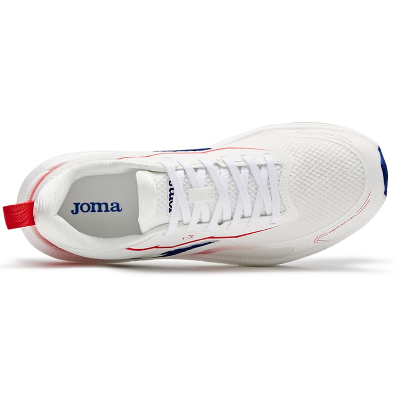 Кроссовки для бега Joma Сетчатая ткань Амортизация Отскок Амортизация Отскок Низкий Топ Спринт Беговые кроссовки Мужской Белый Красный - изображение 4