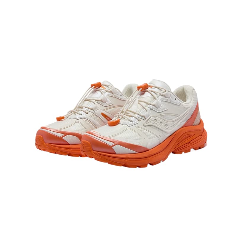 Кроссовки для бега Saucony Kinvara 4 Лоу-топы ЭВА Повседневные кроссовки для бега Унисекс Белый и оранжевый - изображение 3