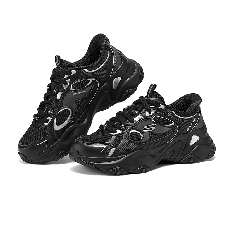 Кроссовки Skechers D'LITES 5,0 Low Top массивные кроссовки женские черные - изображение 3
