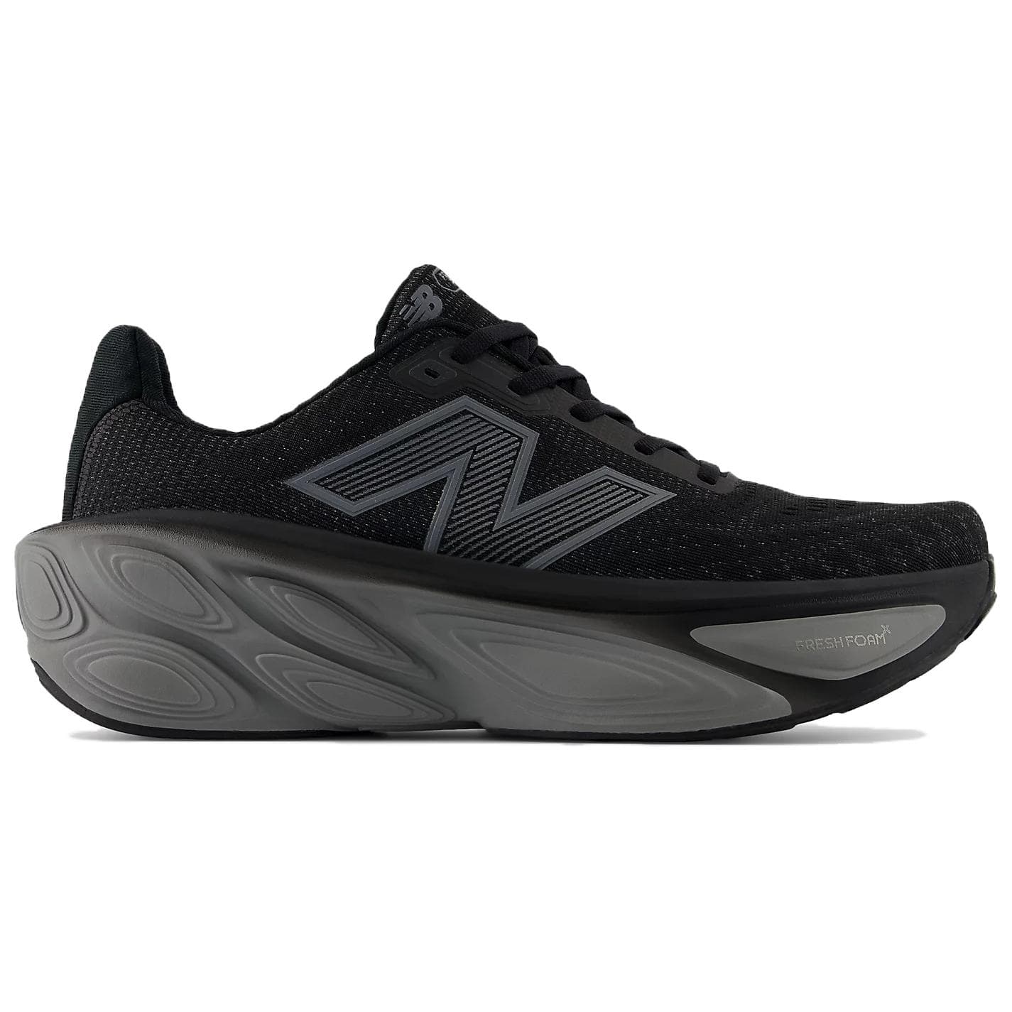 Кроссовки для бега New Balance Fresh Foam X More V5 Low Top Trail Беговые кроссовки Мужские Черные - изображение 2