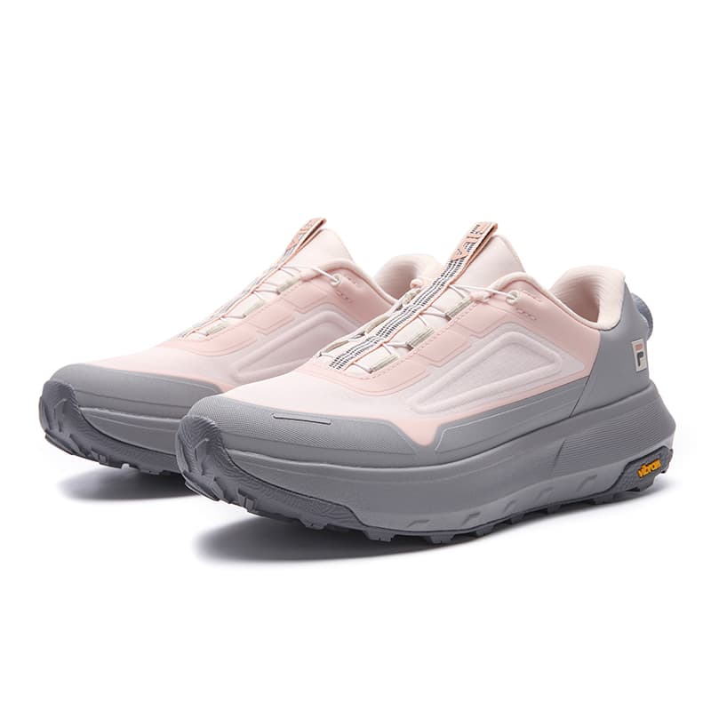 Кроссовки FILA BOA EXPLORER 3 Устойчивая к истиранию Поддержка Низкий Верх Уличная Обувь Женская Розовая Серый - изображение 3