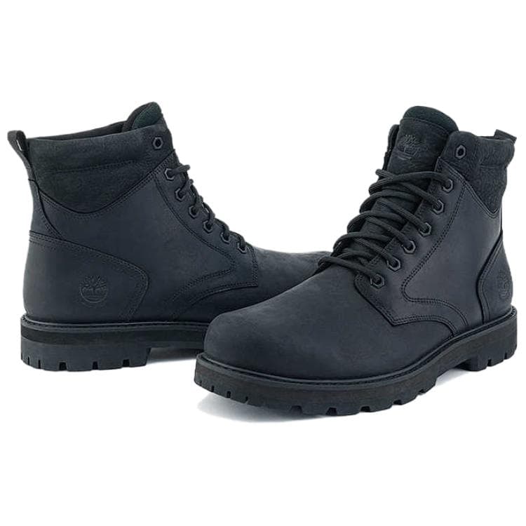 Ботинки уличные Timberland Водонепроницаемый и противоскользящий Короткий Аутдор Средний каблук Мужской Черный - изображение 1