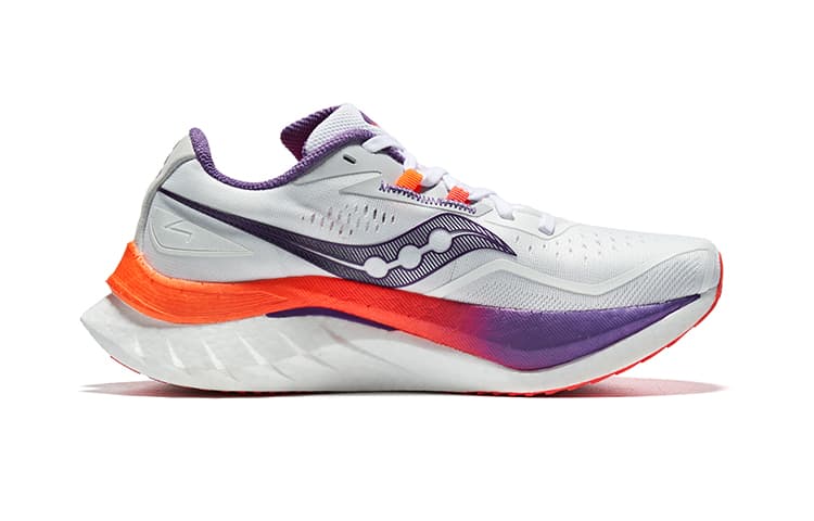 Кроссовки для бега Saucony Endorphin Speed 4 White Purple - изображение 2