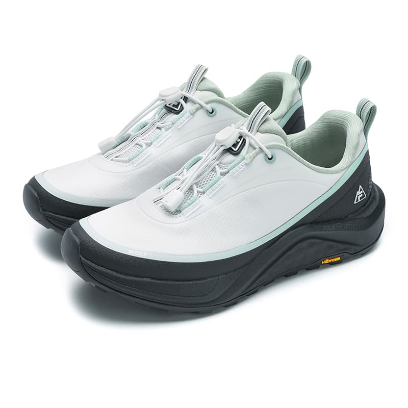 Кроссовки для бега FILA Wolf Амортизация Устойчивость к износу Низкие Беговые кроссовки Женские Выдающиеся Белый Асфальтовый Серый - изображение 3