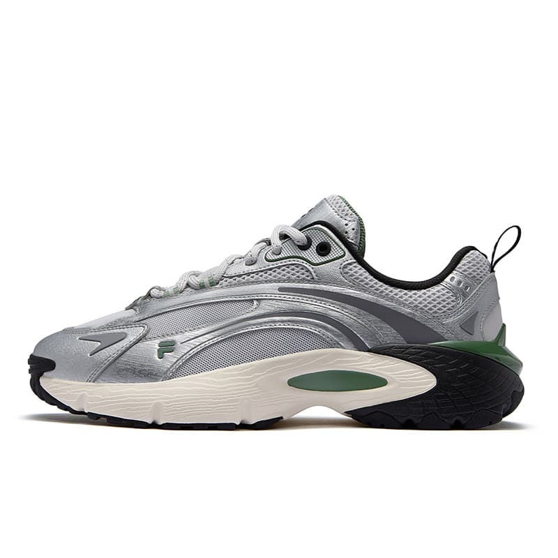 Кроссовки для бега FILA FUSION Ring Low Top Повседневные Беговые Кроссовки Мужские Серый Серебряный - изображение 1