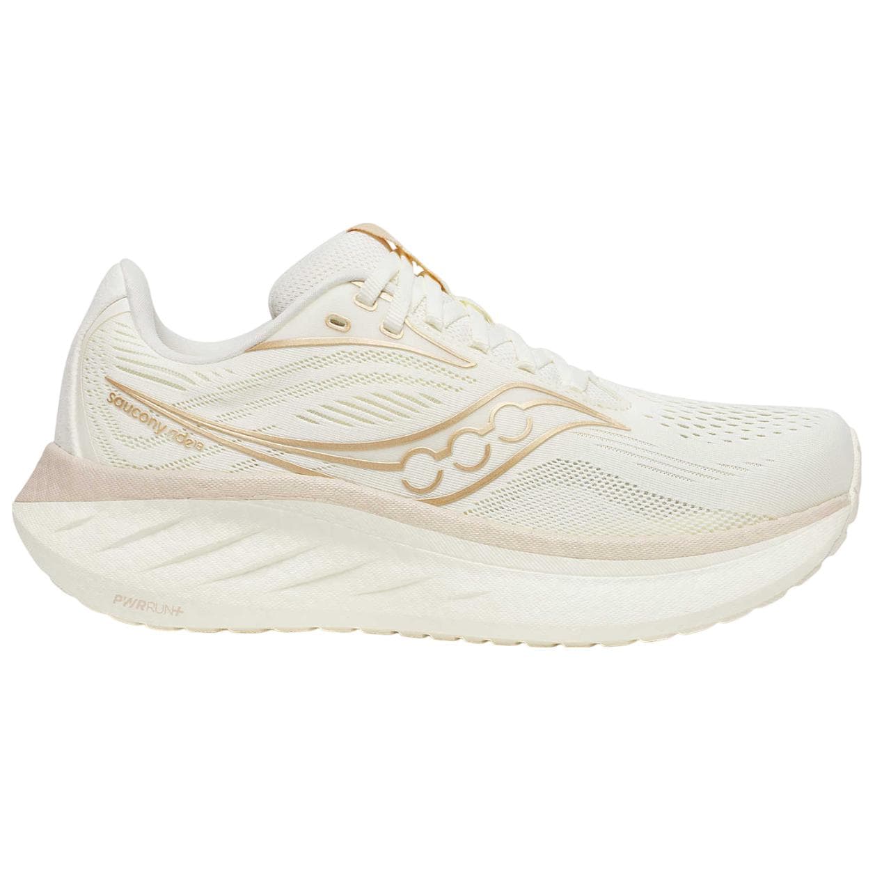 Кроссовки для бега Saucony противоскользящие устойчивые к истиранию низкие беговые кроссовки для женщин белые широкая ширина - изображение 2
