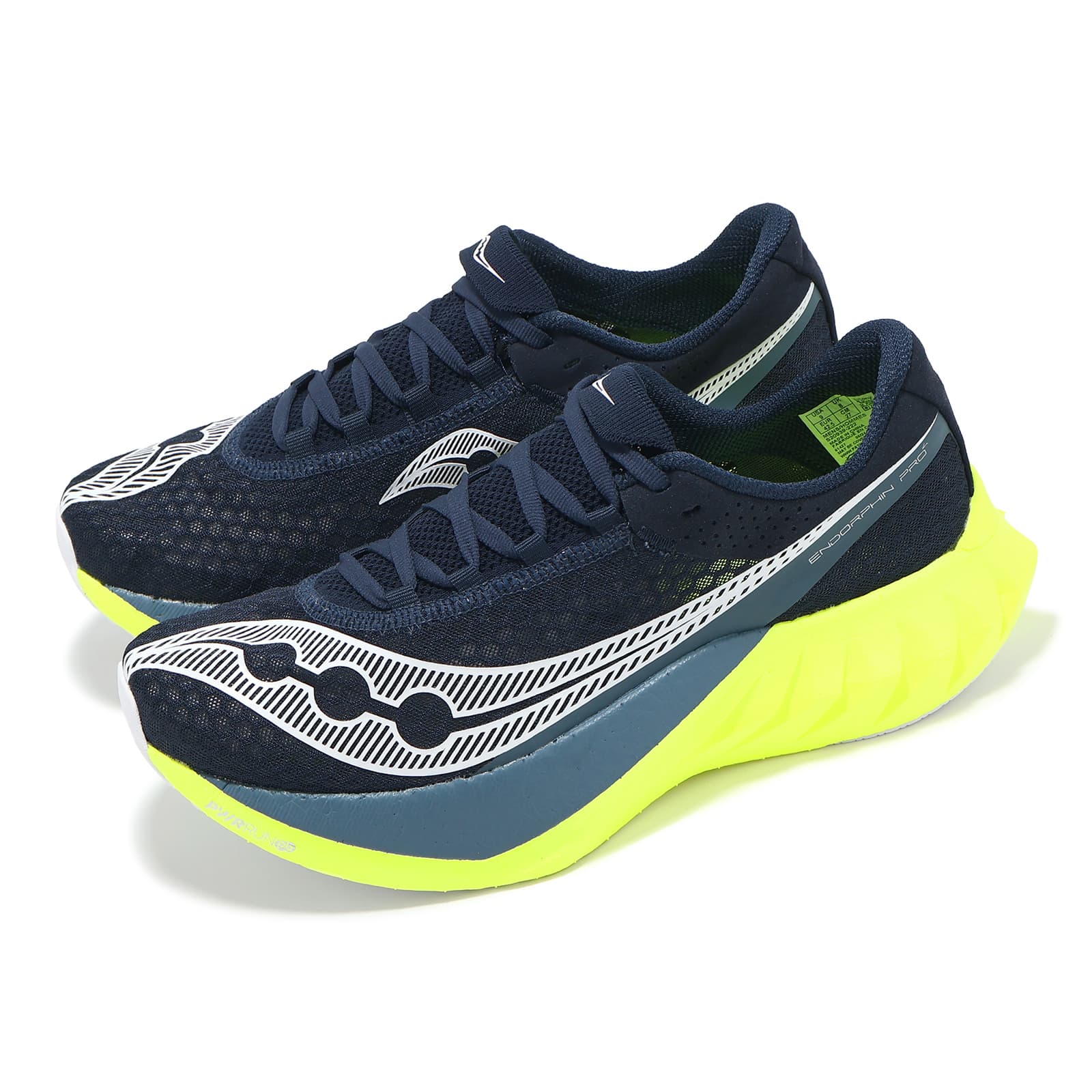 Кроссовки для бега Saucony Endorphin Pro 4 Лоу-топы Гонки Y2K Беговые кроссовки Мужской Морской синий - изображение 3