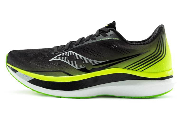 Кроссовки для бега Saucony Endorphin Pro Black Green - изображение 1