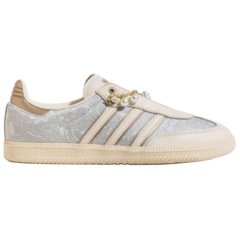 Кроссовки Adidas Originals Samba OG Устойчивые к истиранию Низкие Кеды немецкой армии (GAT) Женские Светло-серые - изображение 2