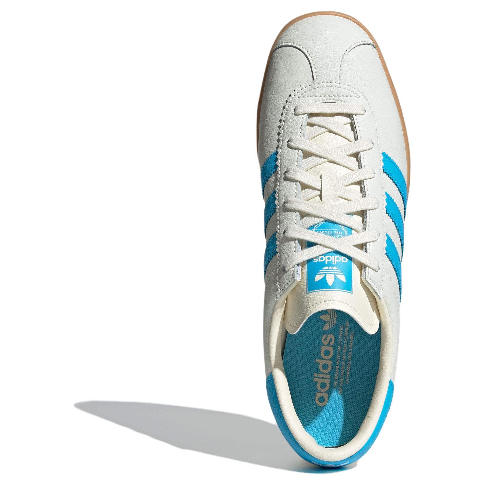 Кроссовки Adidas Originals Stadt Low Топ Скейтборд Обувь Унисекс Белый и синий цвет - изображение 5