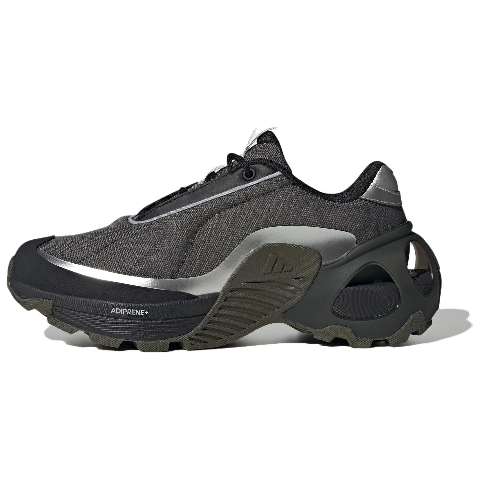 Кроссовки для бега Adidas Edge Runner противоскользящие устойчивые к истиранию низкие беговые кроссовки унисекс серый черный - изображение 1