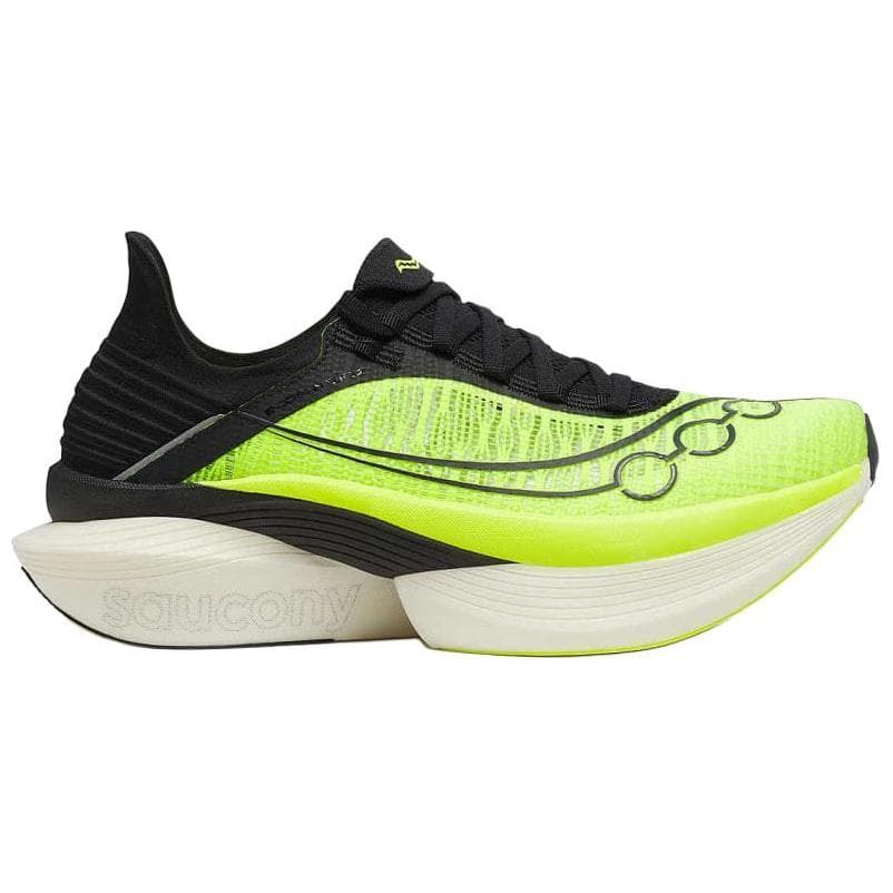 Кроссовки для бега Saucony ENDORPHIN ELITE 2 Дышащий Low Топ Марафон Бег на длинные дистанции Гонки Беговые кроссовки Унисекс Зелёно-чёрный - изображение 2