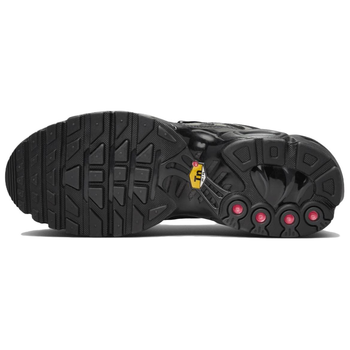Кроссовки для бега Nike Air Max Plus Mesh кожа дышащая поддержка низкий топ беговые кроссовки женские черные - изображение 6