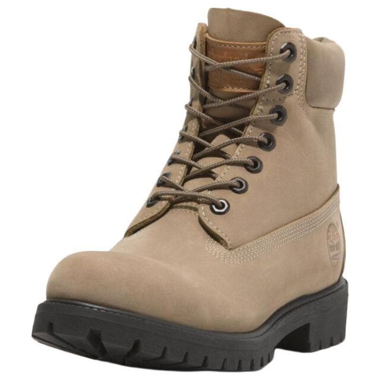 Ботинки уличные Timberland Премиум Водонепроницаемый Устойчивый к истиранию Противоскользящий Короткий Аутдор Мужской Бежевый Коричневый - изображение 4