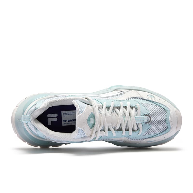 Кроссовки для бега FILA FUSION BIANCO IV Candy Shoes 4 Low Топ Беговые кроссовки Женские Сине-белый - изображение 3
