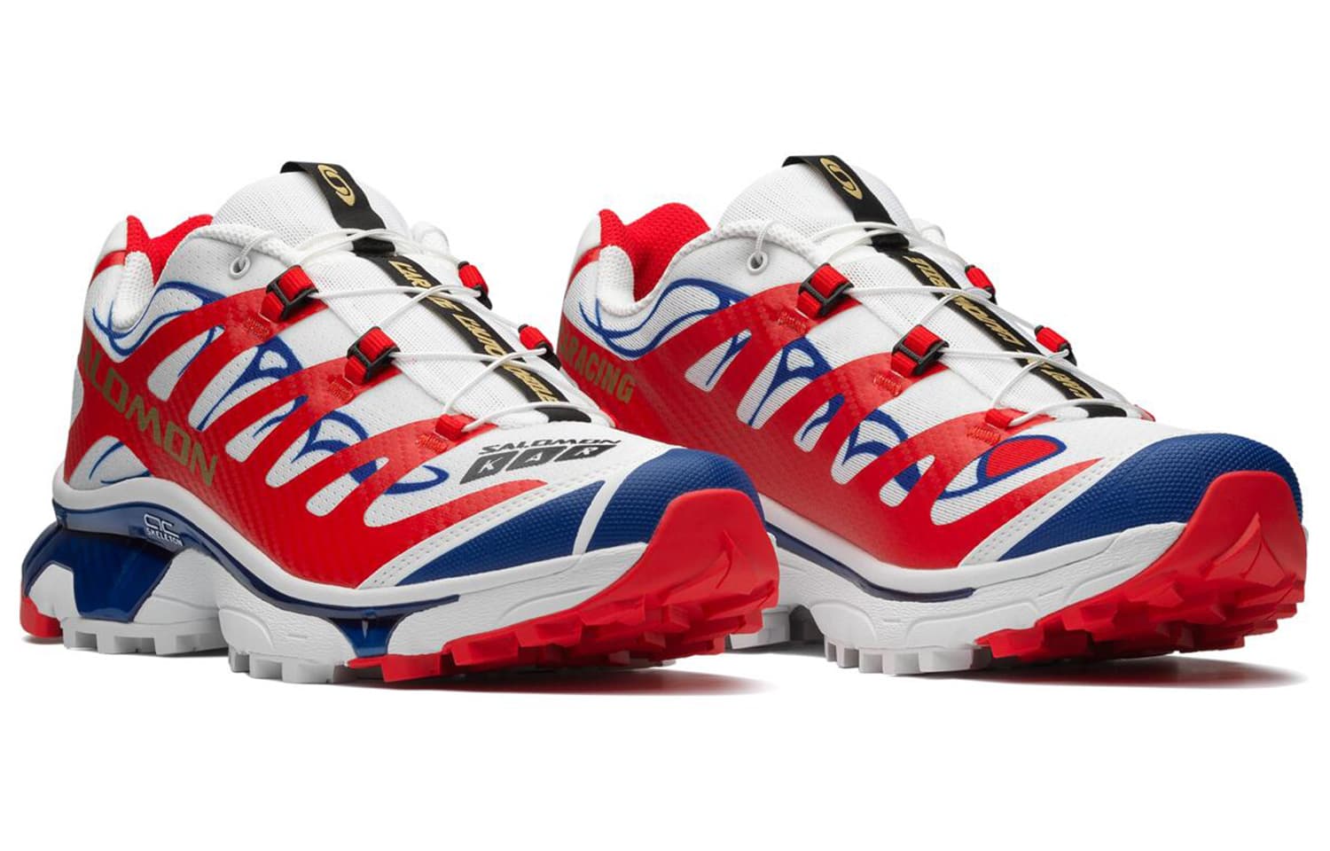 Кроссовки для бега KAR L'Art De L'Automobile x Salomon XT-4 OG White Red - изображение 3
