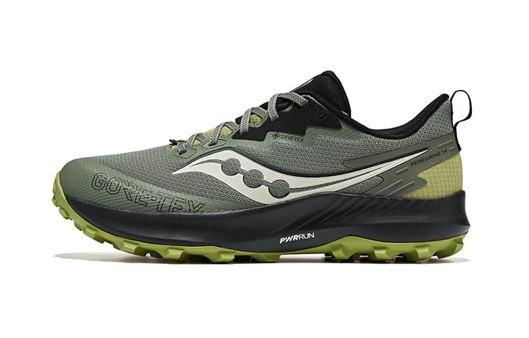 Кроссовки для бега Saucony Peregrine 14 GTX Olive - изображение 1