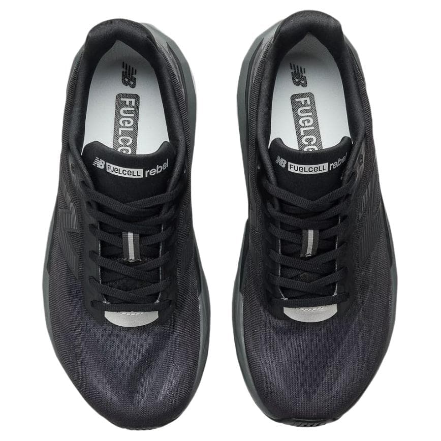 Кроссовки для бега New Balance FuelCell Rebel V5 Мягкий и Комфортный Устойчивый к Износу Низкий Топ Беговые Кроссовки Унисекс Черные - изображение 4