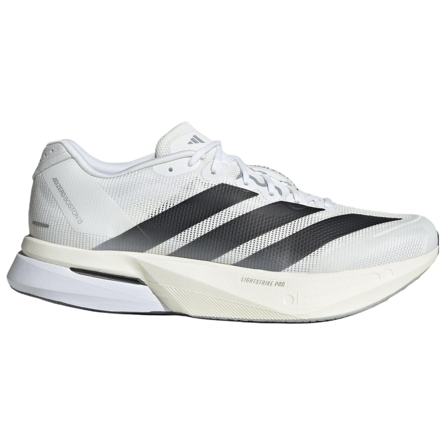 Кроссовки для бега Adidas Adizero Boston 13 PU (полиуретан) ткань низкий верх обувь для марафона и тренировок бег мужская белый черный - изображение 2