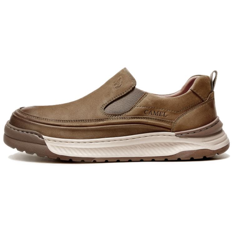Ботинки CAMEL Мужские повседневные туфли Low Top Хаки Мужской - изображение 1