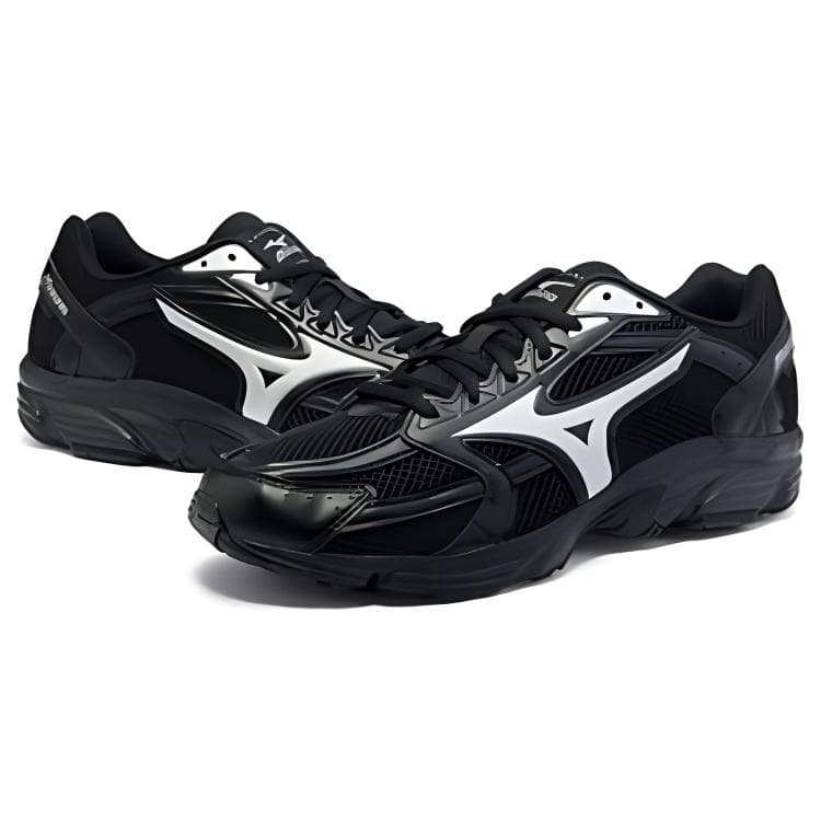 Кроссовки для бега Mizuno SPARK CN противоскользящие устойчивые к истиранию низкие унисекс беговые кроссовки черные - изображение 3