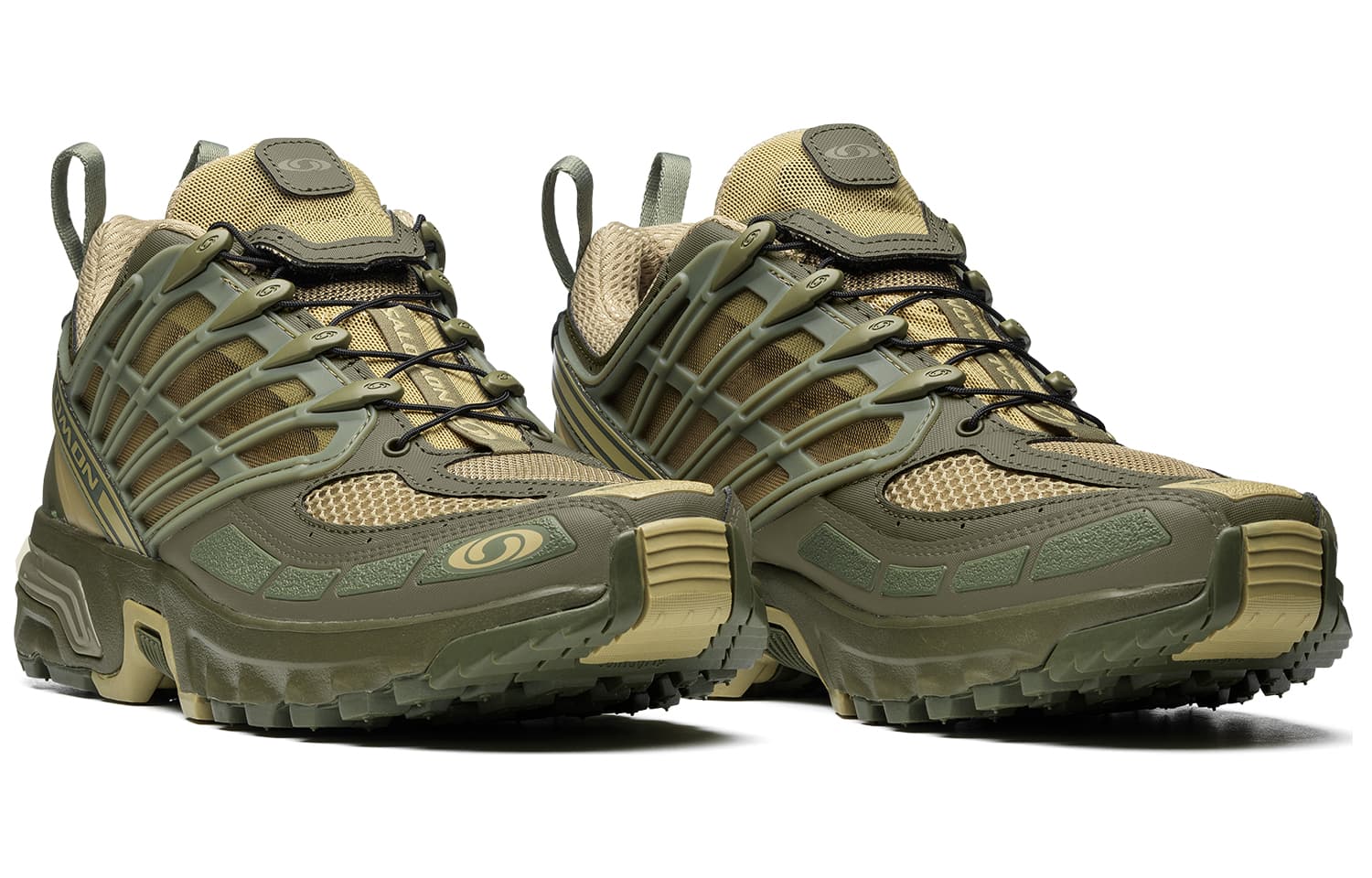 Кроссовки для бега Salomon ACS Pro Advanced Grey Green - изображение 3