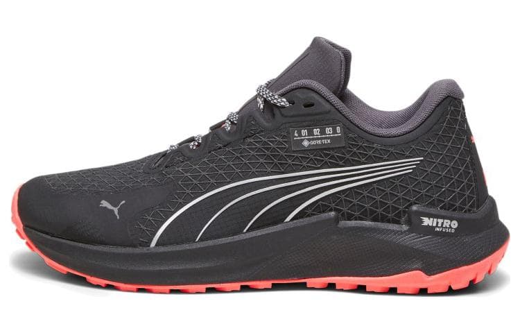 Кроссовки для бега PUMA Fast Trac NITRO противоскользящие повседневные кроссовки для бега с верхом MID женские черные - изображение 1