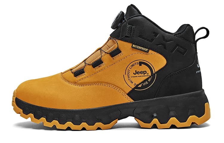 Ботинки уличные Jeep Outdoor Boots Black Yellow - изображение 1