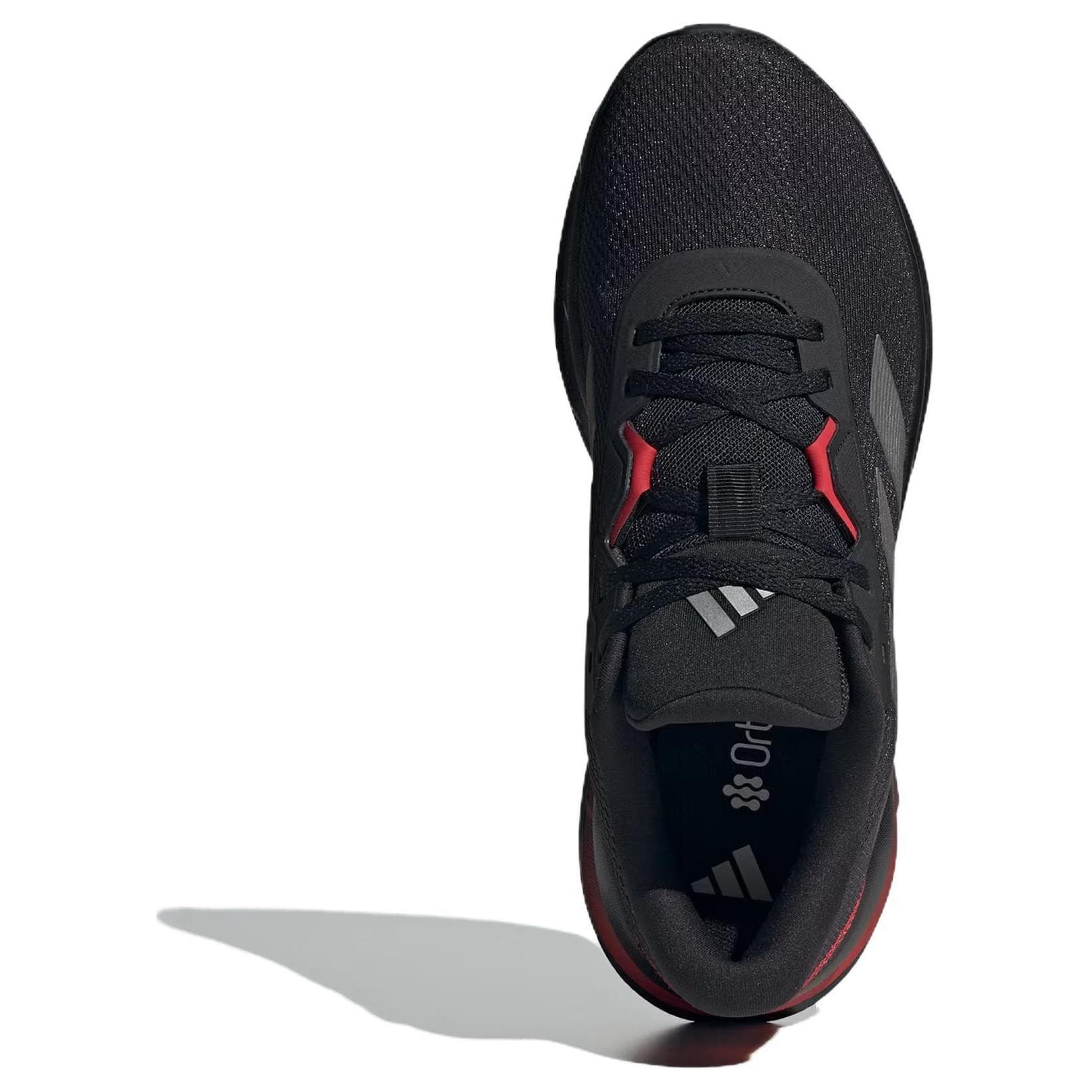 Кроссовки для бега Adidas Galaxy 7 Противоскользящие устойчивые к истиранию низкие беговые кроссовки мужские черные - изображение 5