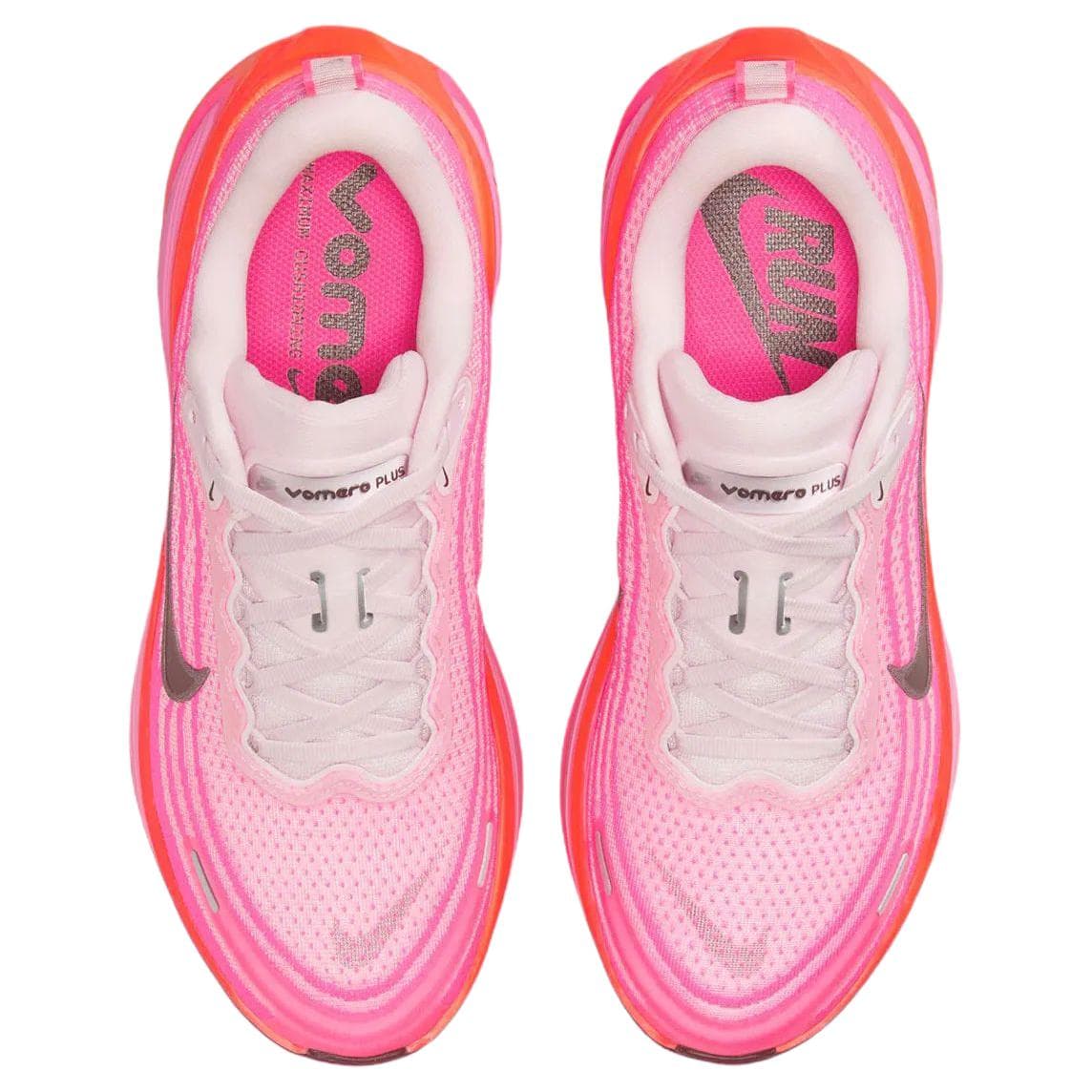Кроссовки для бега Nike Vomero Plus Сетчатая ткань Низкий топ Повседневная Беговая обувь для длинных дистанций Спринт Беговая обувь Женская - изображение 3