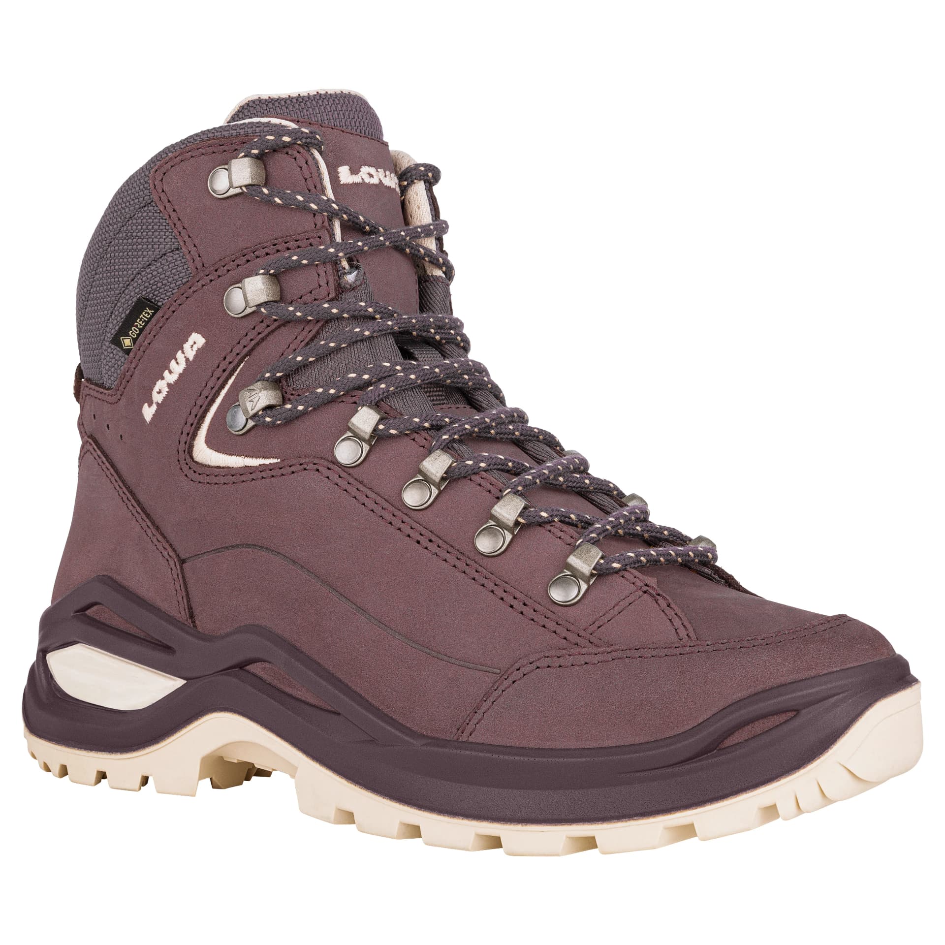 Ботинки уличные Lowa Renagade GTX Средняя длина Outdoor Женские Коричневый Красный - изображение 3