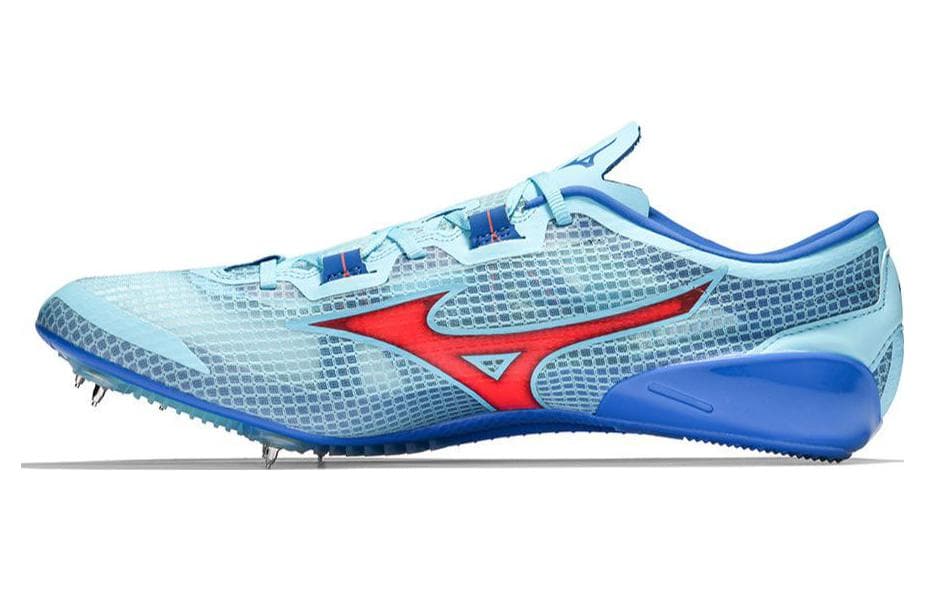 Кроссовки для бега Mizuno Бутсы Устойчивые к истиранию Дышащие Низкие Беговые кроссовки Унисекс Синие Оранжевые - изображение 1