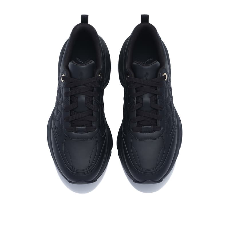 Кроссовки LI NING 1990 Classic Collection Низкие массивные кроссовки Мужские Черные - изображение 4